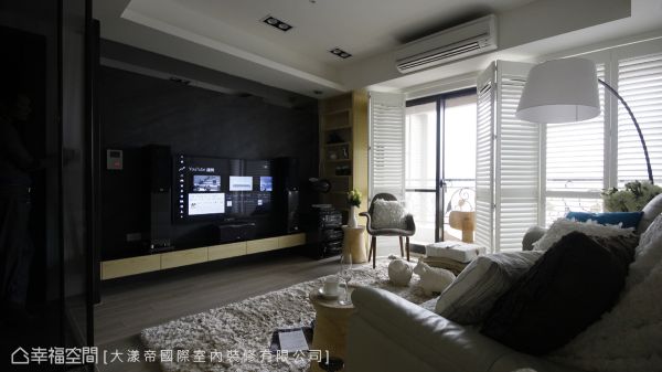 美式风韵的客厅效果图