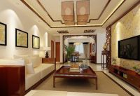 追求线条感的中式三居