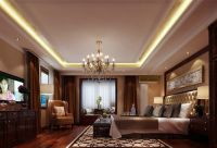 华腾园130平米美式奢华装修设计