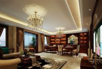 华腾园130平米美式奢华装修设计