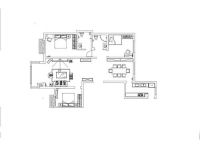 简约质朴三居室