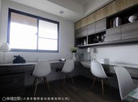 现代轻美式风格餐厅设计图