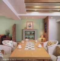 粉彩画般的田园风格家装效果图