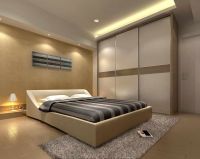 浅色调的日式二居客厅效果图