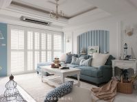 海天一线的美式风格家居效果图