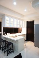 黑白美式风格窗帘效果图