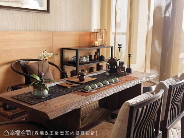 东方美学中式书房装修效果图