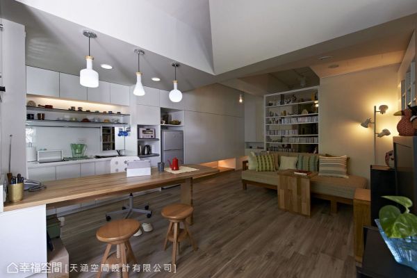 温暖的宜家风格厨房设计图