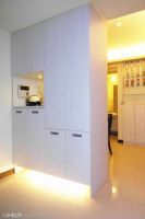 简约俐落的二居室家装效果图