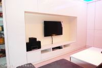 简约俐落的二居室家装效果图