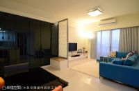 撞色时尚的现代风格家装效果图