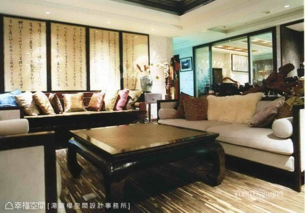 古典家具铺垫中式风格家装效果图