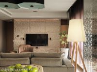 客制化机能美式书房效果图