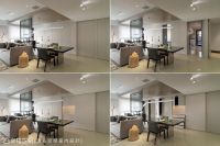 悠扬乐章的现代风格玄关效果图