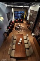 简约日式风格吧台效果图