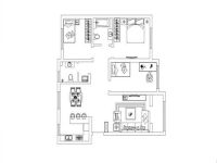 简欧为主 130平米装修