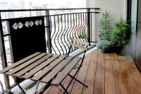 轻浅调性的现代风格阳台效果图