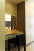 开放式混搭风格电视背景墙效果图