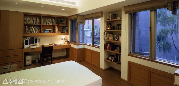 轻禅绝韵的日式风格卧室效果图