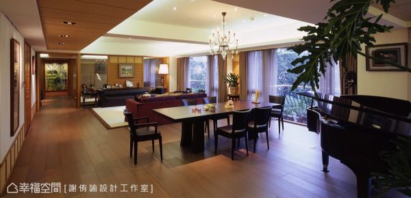 轻禅绝韵的日式风格客厅设计图