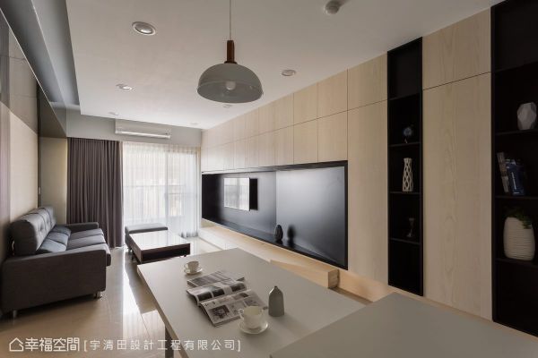窝心小户型背景墙装修设计图