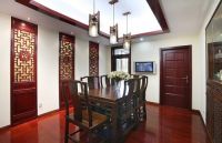 中式风格龙湖好望山220平叠墅设计