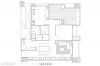 窝心小户型背景墙装修设计图