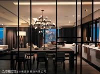 干净色系的现代风格窗帘效果图