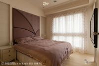 一人温暖公寓窗帘效果图