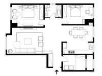 温馨和谐 140平米装修