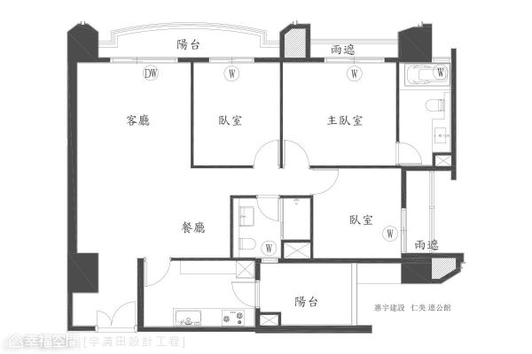 三房户型图图集大全