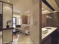 灵动居所的现代风格花园效果图