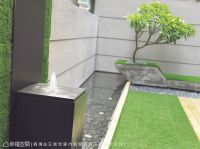 灵动居所的现代风格花园效果图