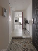 天空之城的美式风格电视背景墙效果图