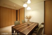 简单明亮的三居室沙发背景墙效果图