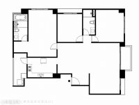 精美比例的中式风格衣帽间效果图