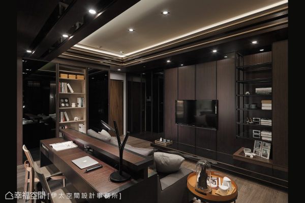 时尚多彩的一居室家装效果图