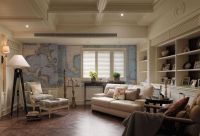 新潮三居室家装书房效果图