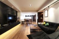 新潮艺术二居室家装背景墙效果图