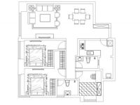 宽敞美式 140平米装修