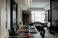 水墨淡彩的中式风格家装效果图