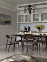 温暖三居室家装餐厅设计图