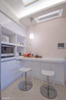 泼墨山水的中式吧台效果图