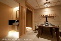 朴雅新生的日式背景墙效果图