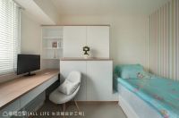 森林系北欧风格卧室效果图