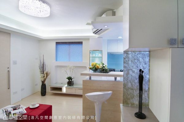 非凡设计的一居室背景墙效果图