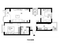北京实创装饰银地家园二居简欧风格