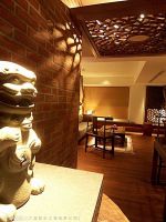 中式时尚卫生间效果图