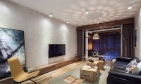 都市极简 层次感十足96平现代家