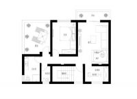 幸福四口家庭的简约四居室